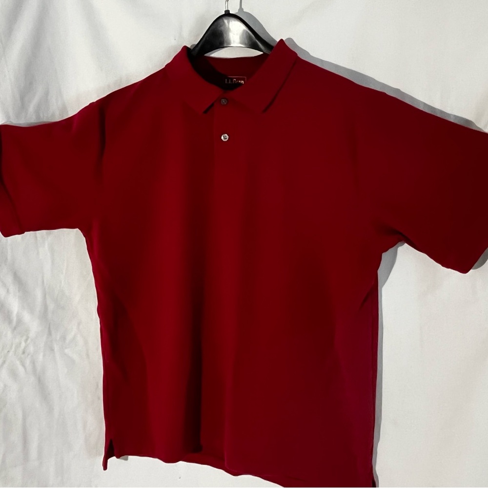 L.L. Bean Rich Burgundy Polo Shirt